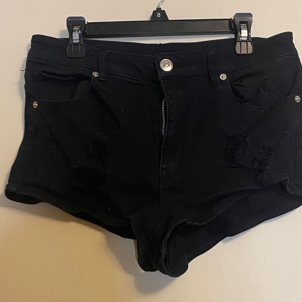 Classic Black Women's Jean Shorts